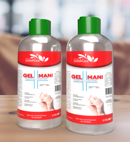 GEL  Igienizzante Alcolico  MANI 1000ml  autoasciugante SYDEX 70% ALCOOL