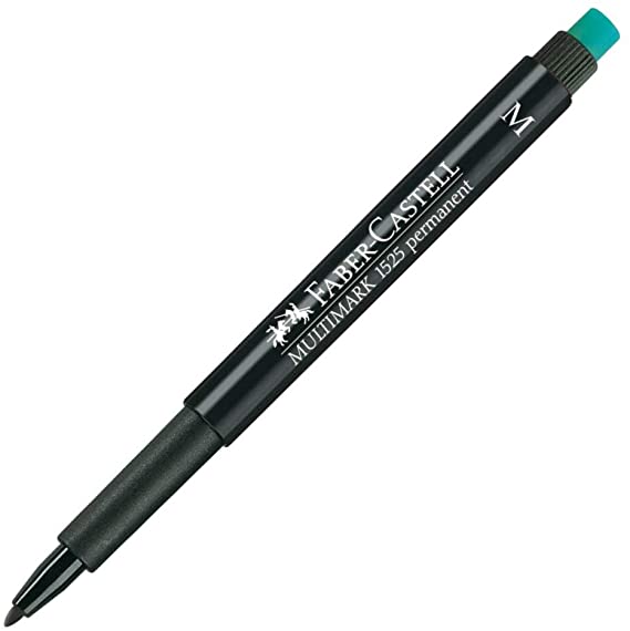 Marcatore OHP FABER CASTELL punta M  colore NERO