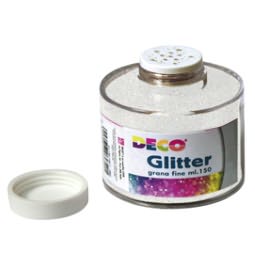 Glitter grana FINE 150ml Col. BIANCO IRIDE