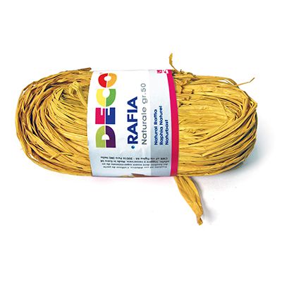 Rafia Naturale GR.50 Colore GIALLO