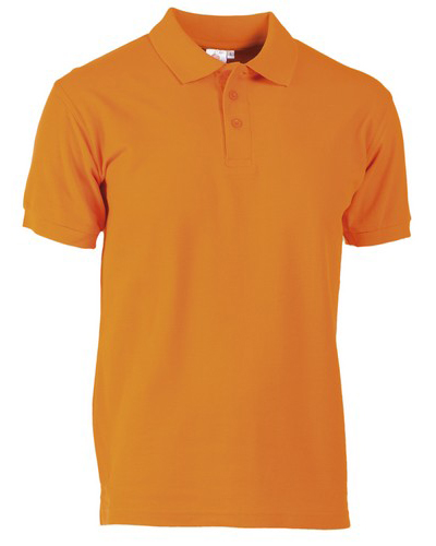 Polo unisex Club 180 gr cotone 100% arancio