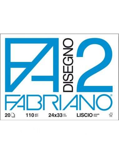 Album da disegno FABRIANO  F2 24x33  20FG  LISCIO