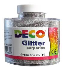 Glitter grana FINE 150ml Col. ARGENTO