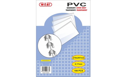 Quadranti Trasparenti PVC A4 0,17MM Conf. 100FG